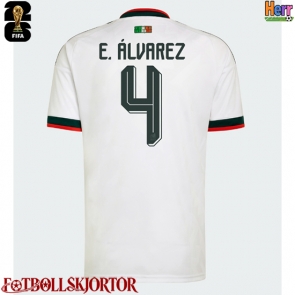 Mexiko Edson Alvarez #4 Bortatröja VM 2026 Kortärmad
